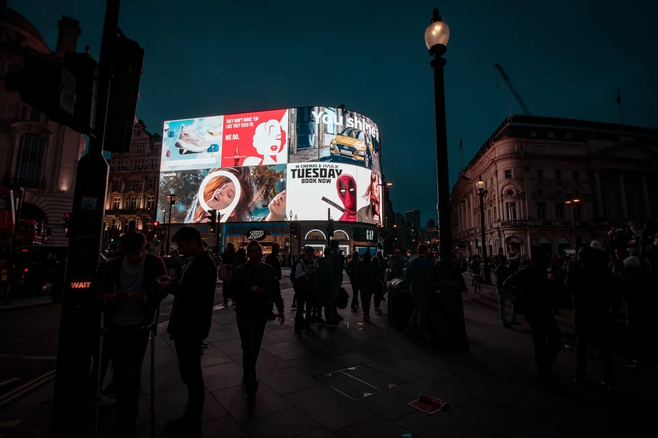 london, neon sign, advertising, people, sightseeing, night, illuminated advertising, london, london, advertising, advertising, advertising, advertising, advertising. Reading programmatic advertising with a sceptical eye