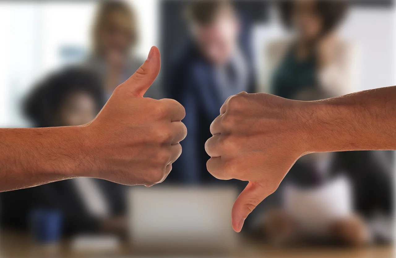 opposites, thumb, positive, negative, high, down, plus, minus, good, bad, contrary, duality, different, equality, difference, unit, to be one, peace, proverb, opposites, thumb, negative, negative, negative, negative, negative, different, difference. Mismanaged negative lists top the list of search advertising mistakes