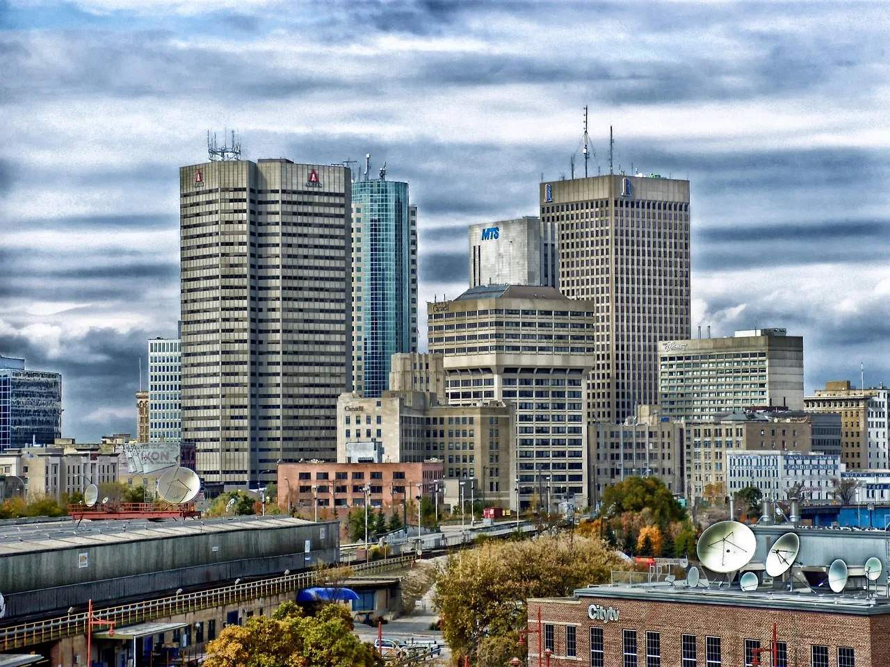 winnipeg, canada, cityscape, buildings, architecture, sky, clouds, city, cities, urban, hdr, fall, nature, autumn, outside. Winnipeg PPC budgets, tracking return on spend with tighter margins